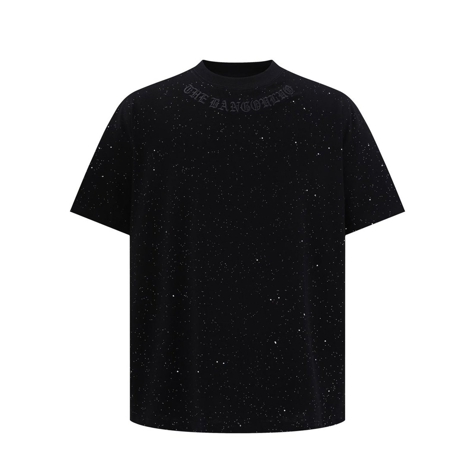 High Street All-Over Star Design Short Sleeve T-Shirt for Men and Women