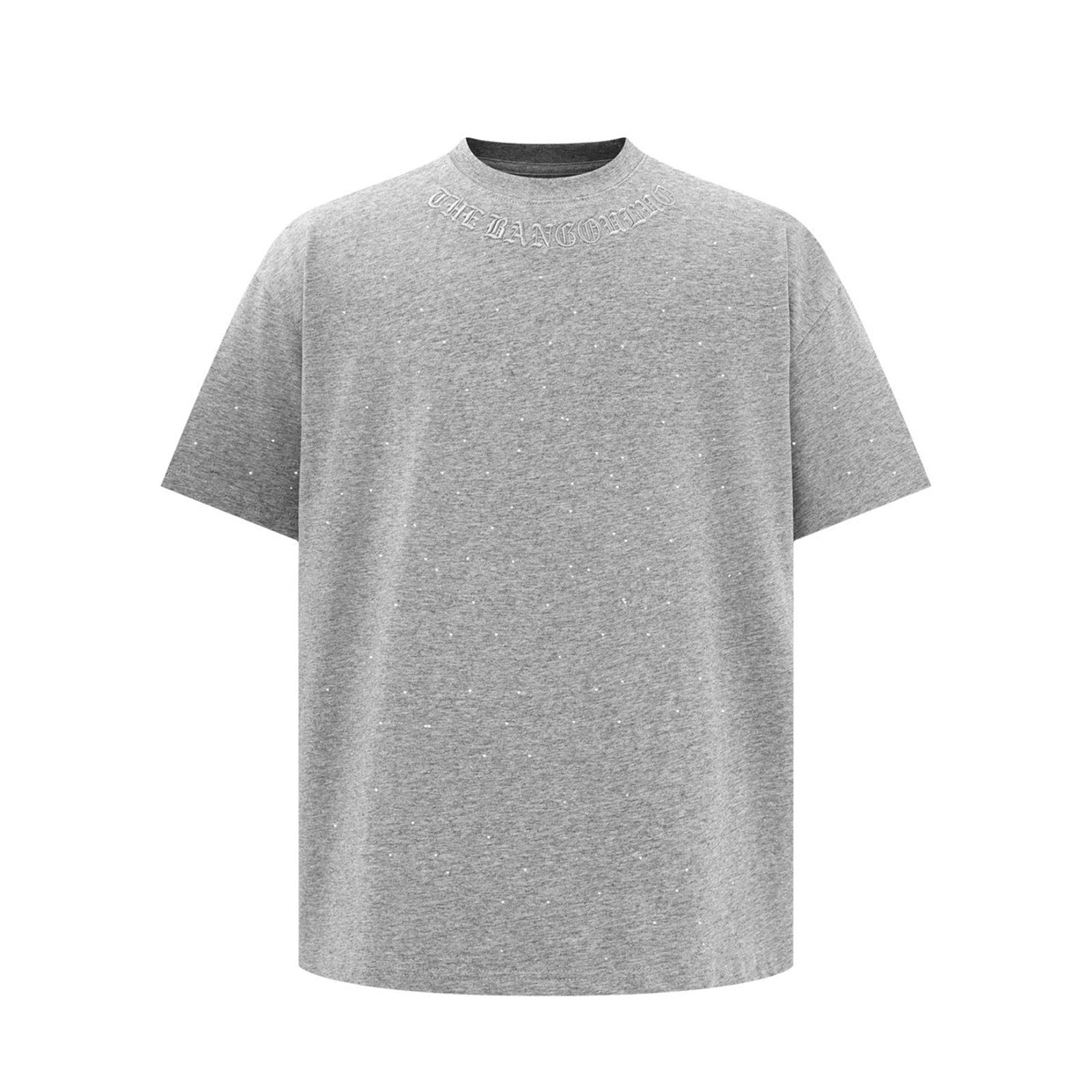 High Street All-Over Star Design Short Sleeve T-Shirt for Men and Women