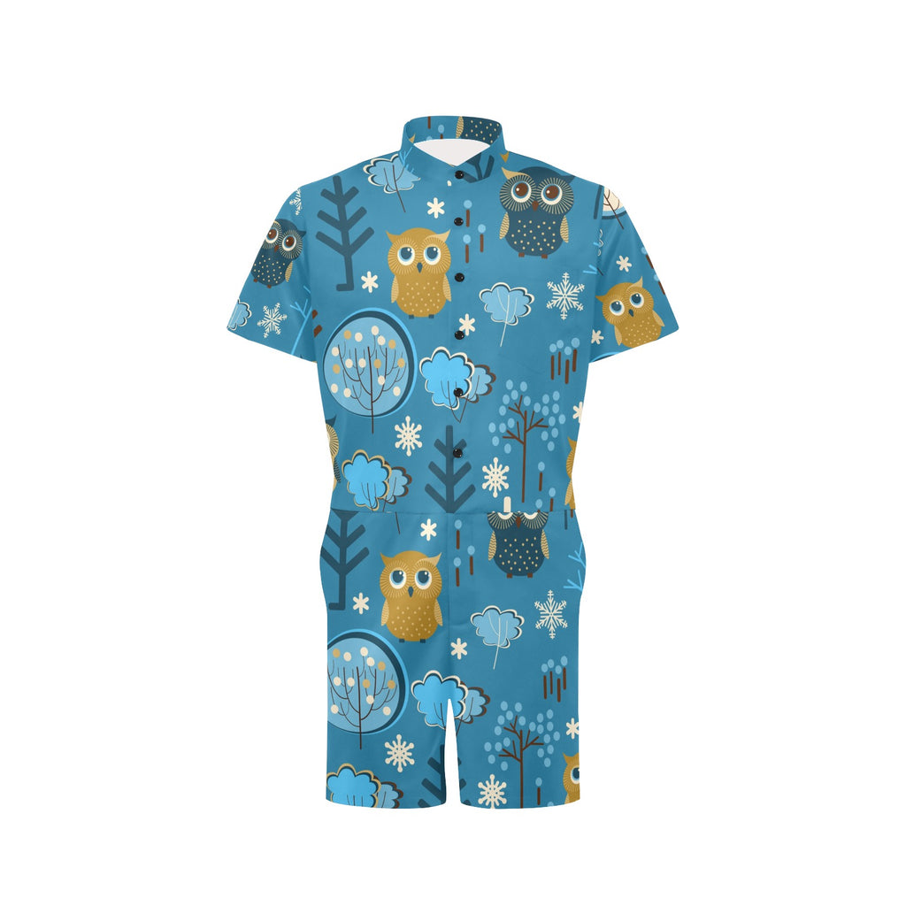 Men's Short Sleeve Jumpsuit (Sets 16)