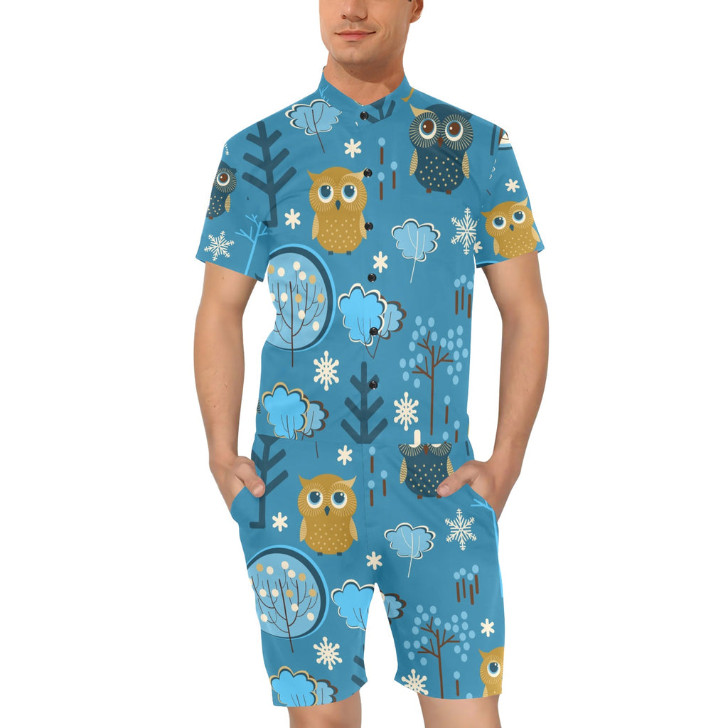 Men's Short Sleeve Jumpsuit (Sets 16)