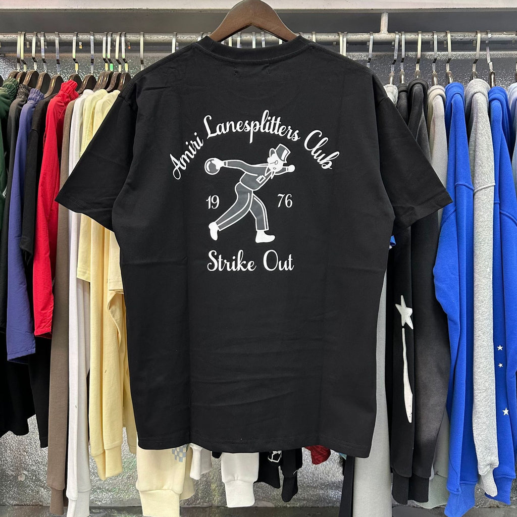 AM1R1 ICON Peace Dove Letter Print Crew Neck Loose Short Sleeve T-Shirt for Men and Women Couples