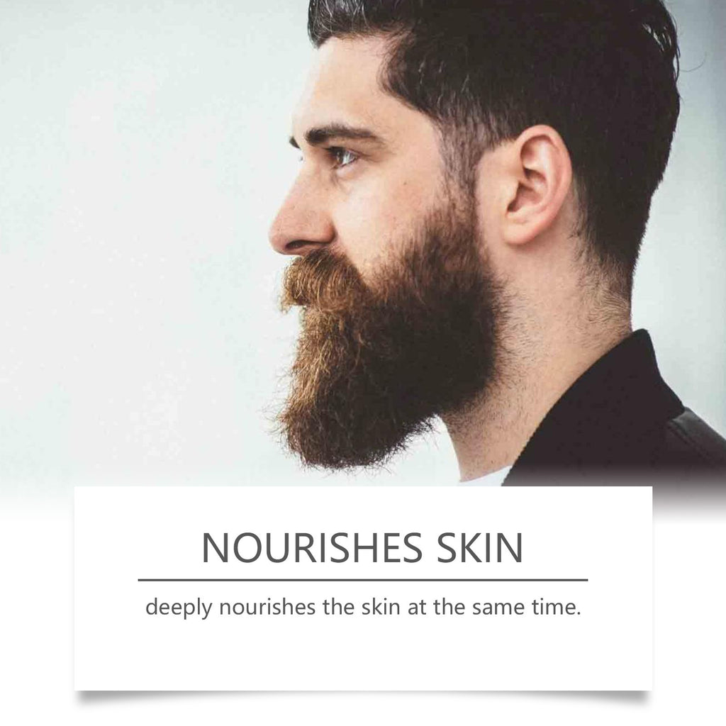 East Moon Men's Beard Care Oil Gentle Cleansing Nourishing and Softening Beard Essential Oil