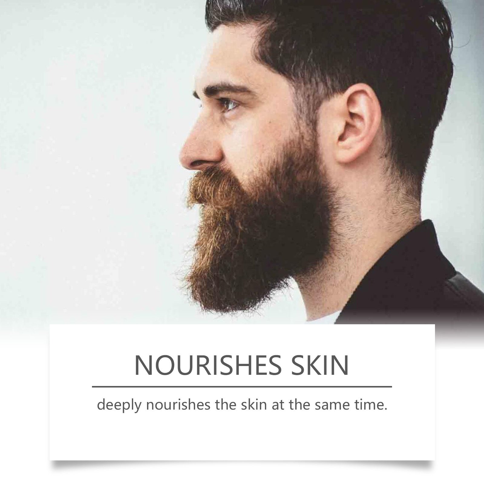 East Moon Men's Beard Care Oil Gentle Cleansing Nourishing and Softening Beard Essential Oil