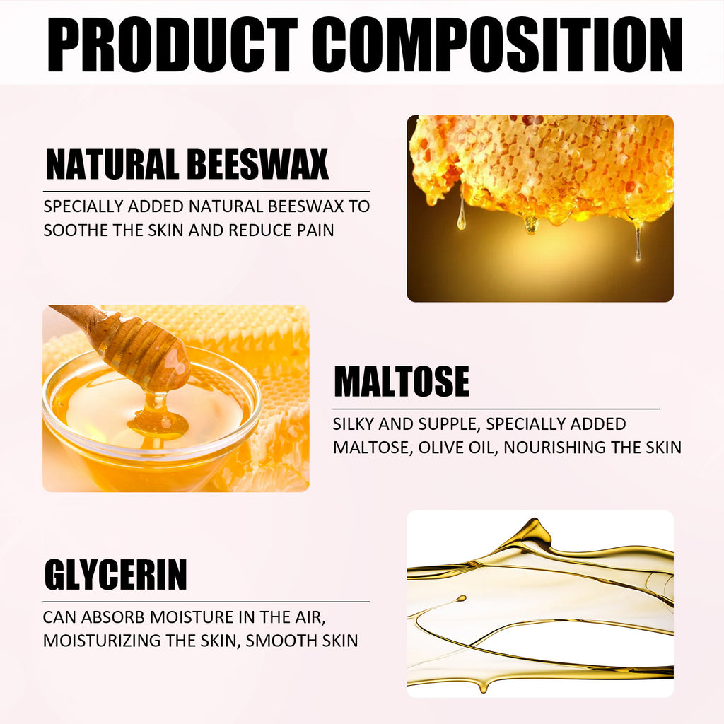 EELHOE Honey Mousse Hair Removal Spray, Full Body Hair Removal Armpit Hair Leg Hair Foam Mild Skin Friendly Does Not Stimulate