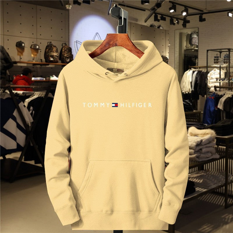 Fleece Hoodie for Men and Women Casual All-Match Printed Sweatshirt Fashion Brand Style