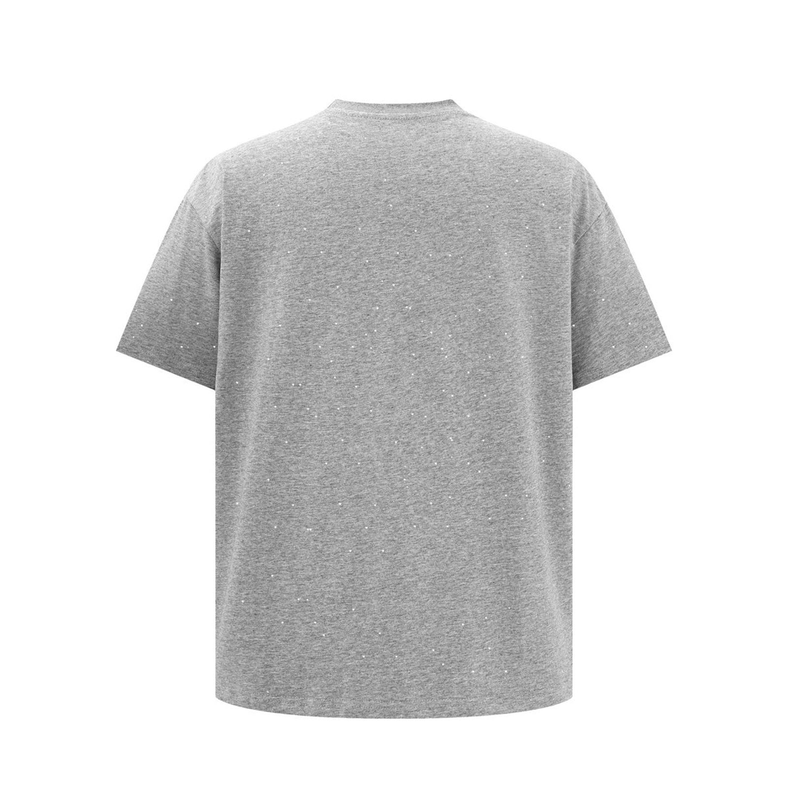 High Street All-Over Star Design Short Sleeve T-Shirt for Men and Women