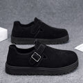 Thick soled height increasing board shoes for men