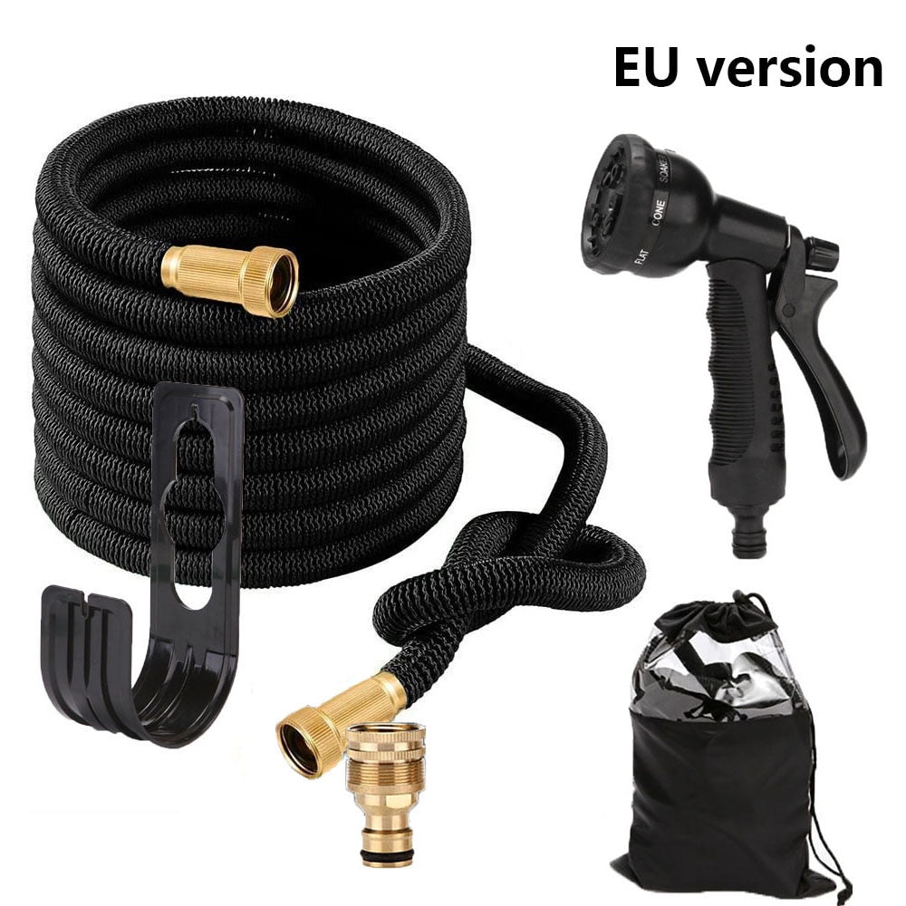 25Ft-100Ft Garden Hose Expandable Magic Flexible Water Hose （EU、US Version） Hose Plastic Hoses Pipe With Spray Gun To Watering