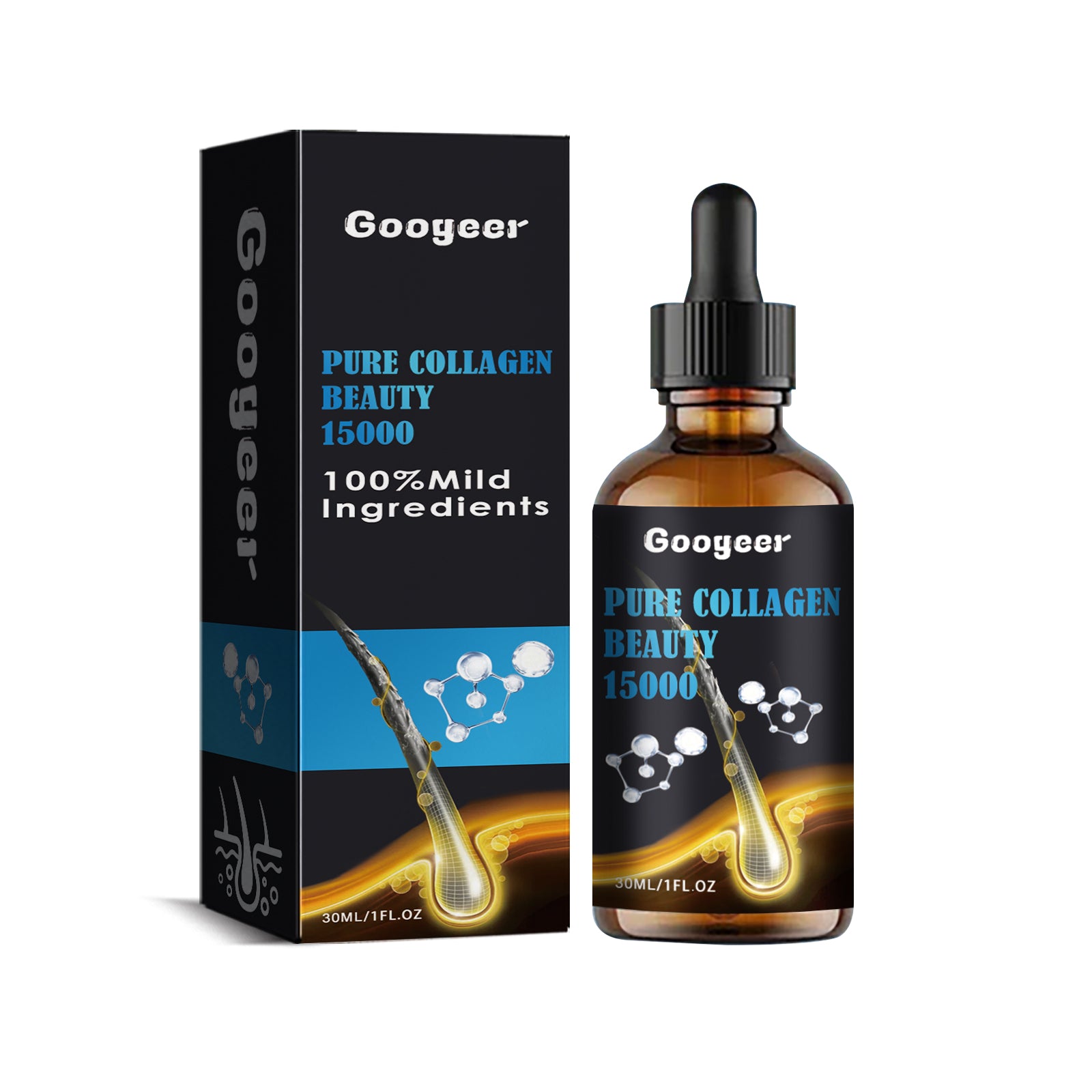 Googeer Pure Natural Biological Beauty Liquid Is A Multi-Purpose Beauty Agent For Improving Hair, Repairing Skin And Protecting Nails